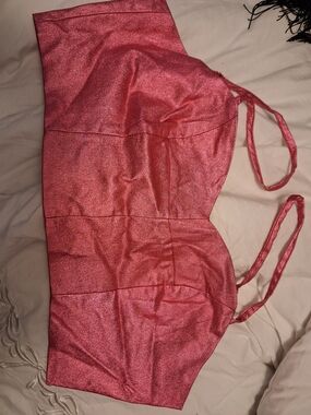Sparkle Pink Cami Crop Top